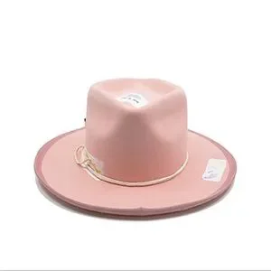 Nick Fouquet NWOT pink babe rainbow hat 100x beaver felt fedora Teressa Foglia HAT-1B.png?v=1704223339 main image 4